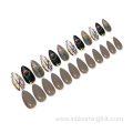 Wholesale 24Pcs Long Stiletto Shape Design False Nails